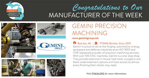 gemini precision machining manufacturers|gemini machine shop.